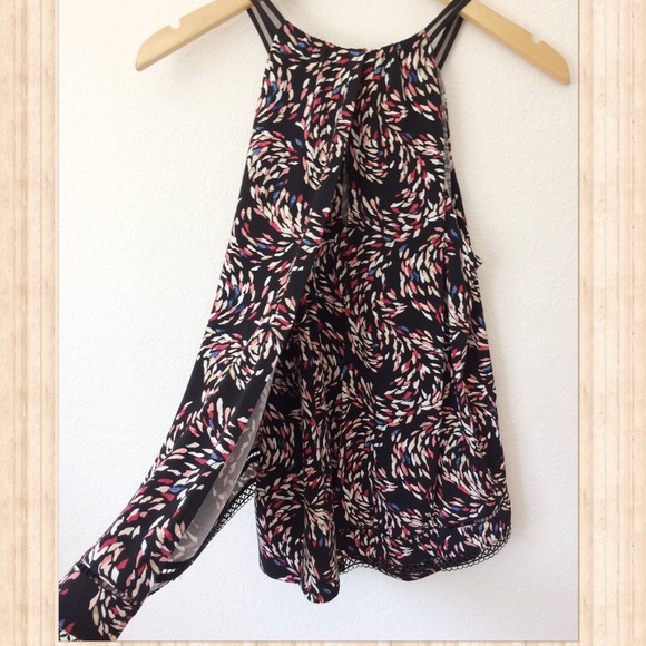 WHBM swingy layered sleeveless top, Med Petite - Picture 5 of 8